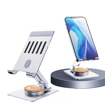 Laptop Stand for Desk, Adjustable Laptop Riser ABS Silicone Foldable Portable Laptop Holder
