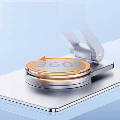 Laptop Stand for Desk, Adjustable Laptop Riser ABS Silicone Foldable Portable Laptop Holder